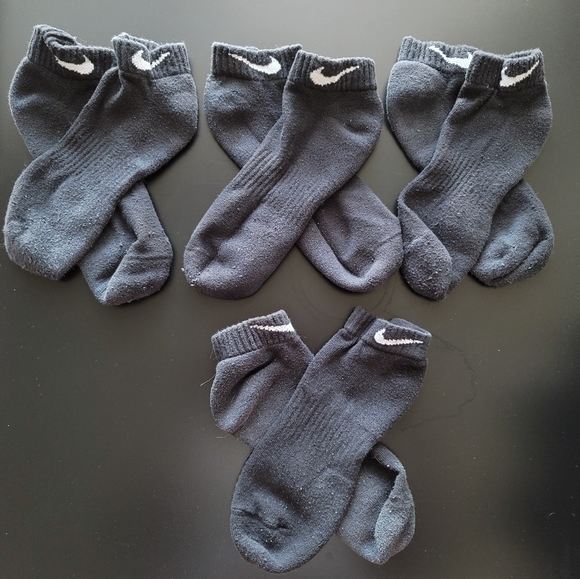 Nike Other - 4 pairs Nike Low Cut Socks Black